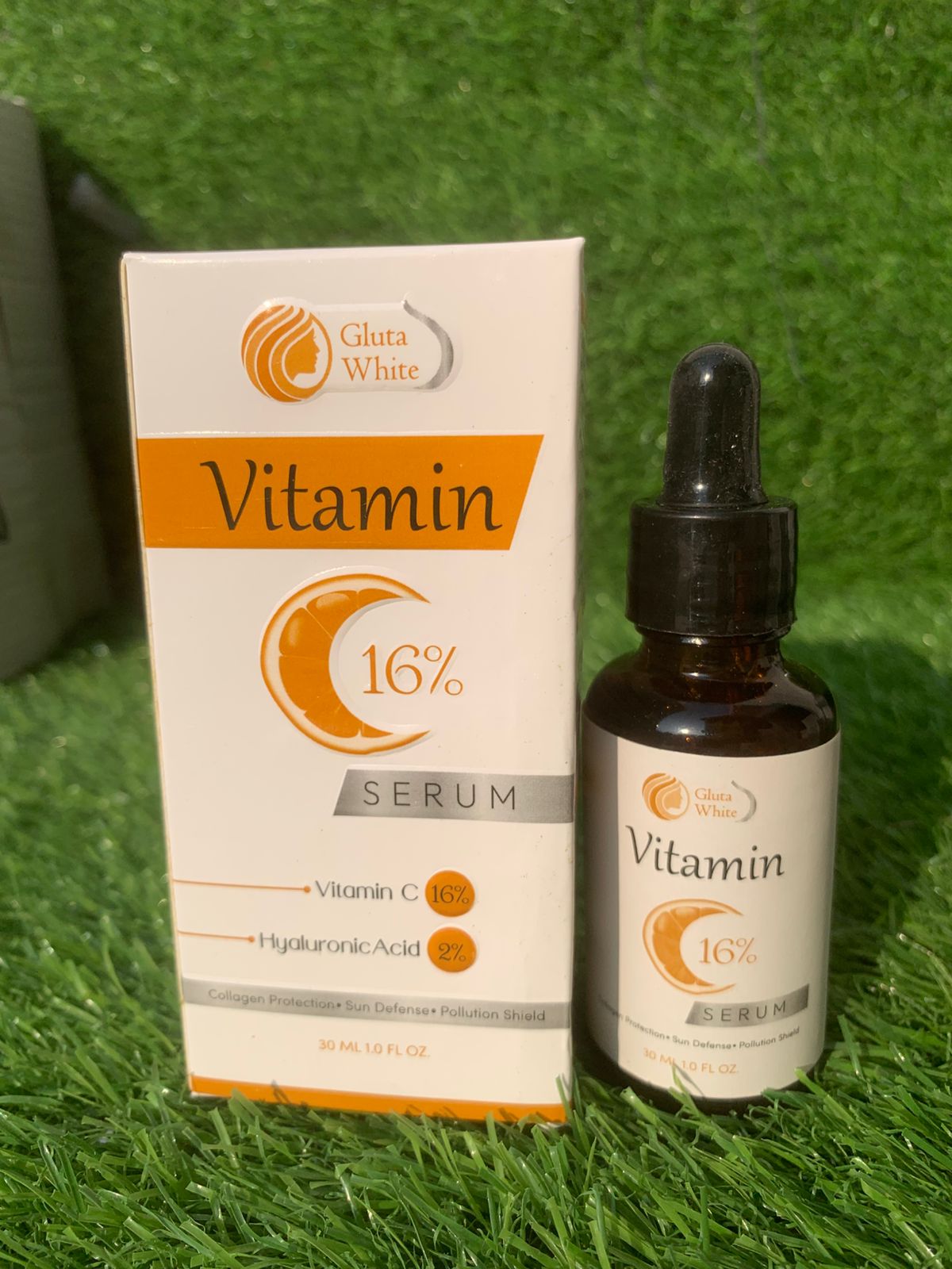 Gluta White Brightening Serum + Vtiamin C serum