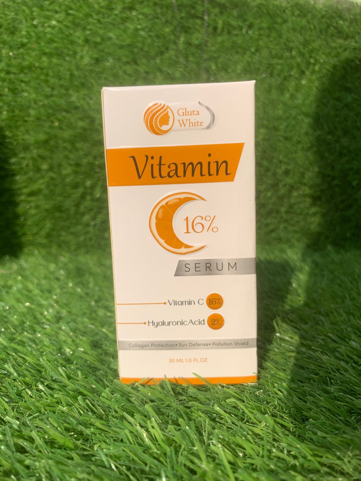 Gluta White Brightening Serum + Vtiamin C serum