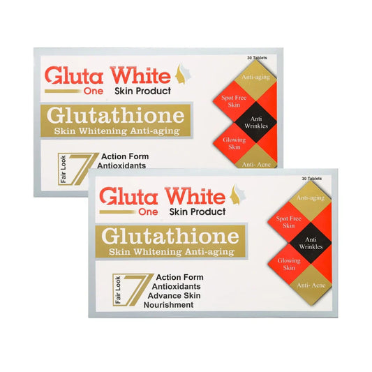 Gluta white Tablets 2 Pack Deal
