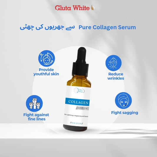 Pakistan's best collagen serum for wrinkles and pigmentations. Oily skin treatment at home.